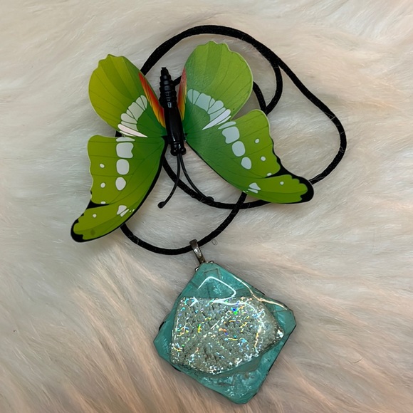 One of a Kind Handmade Unique Boho Necklace - Picture 6 of 16